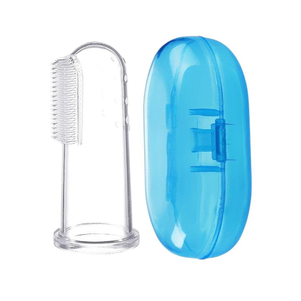 TRUE Finger Toothbrush with Blue Plastic Box (+0M) -2017222