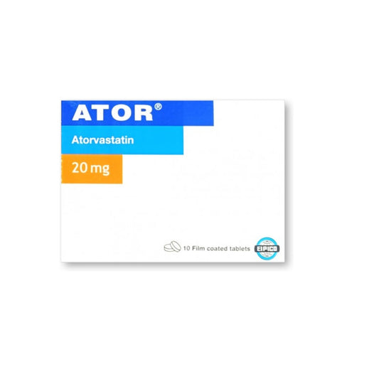 ATOR 20 MG 10 TAB