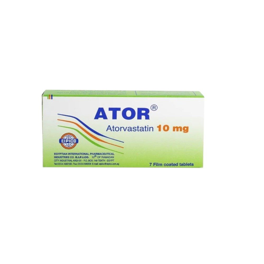 ATOR 10 MG 7 TAB