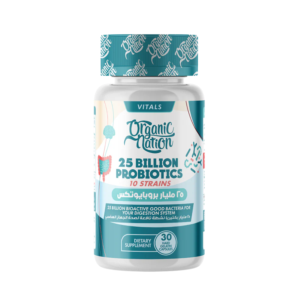 ORGANIC NATION - 25 B PROBIOTIC - 30 TAB