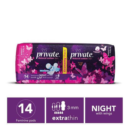 PRIVATE ULTRA NIGHT 14 PCS * 9