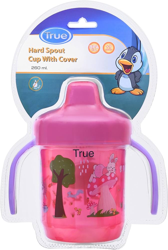 TRUEHARD SPOUT CUP WITH COVER +9 - 260 ML-2024135