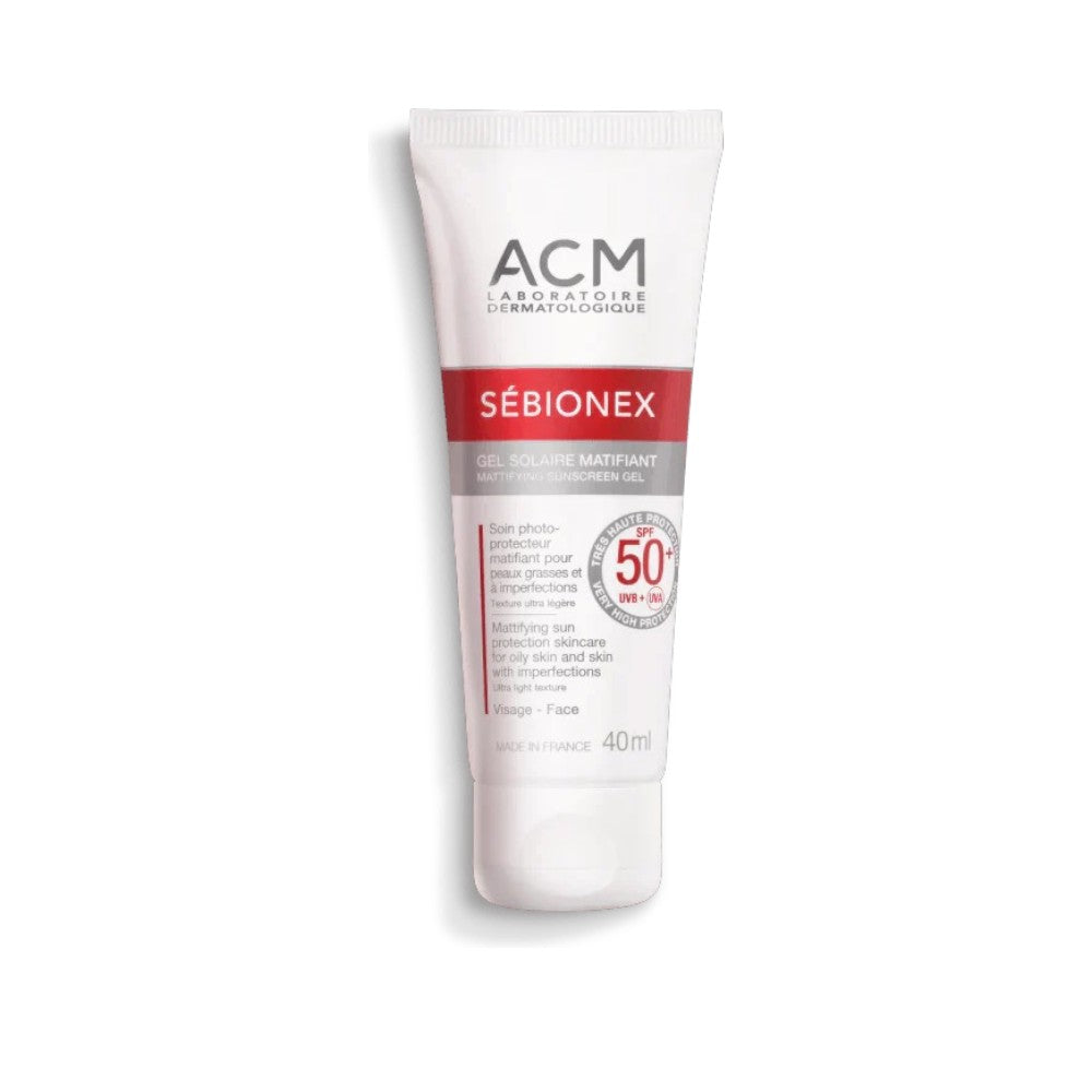 ACM Sebionex Mattifying Gel SPF 50+ 40ml – Sunscreen for Oily & Acne-Prone Skin
