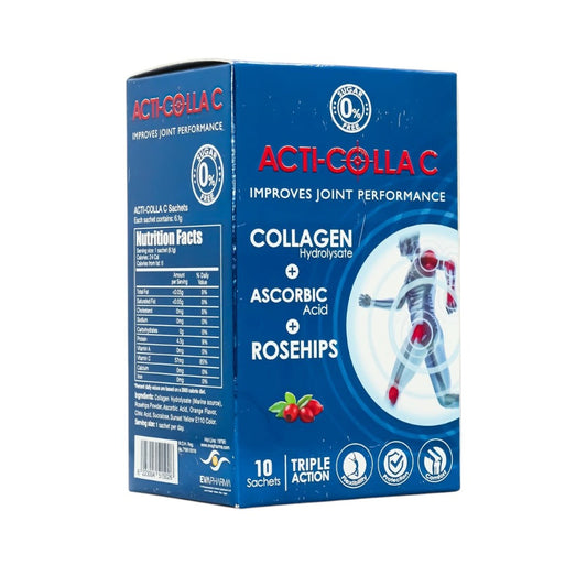 Acti-Colla C 10 Sachets – Collagen & Vitamin C for Joint Health