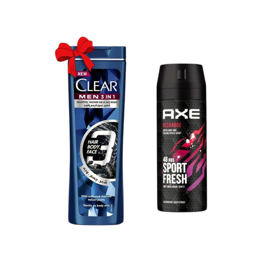 AXE SPRAY + CLEAR SHAMPOO OFFER