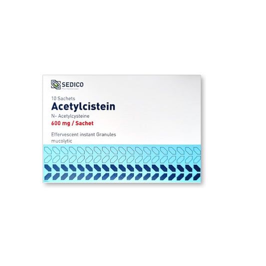 Acetylcysteine 600 mg 10 Sachets