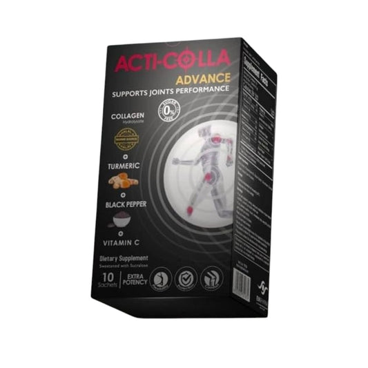 Acti-Colla Advance 10 Sachets – Collagen, Turmeric & Vitamin C for Joint Support
