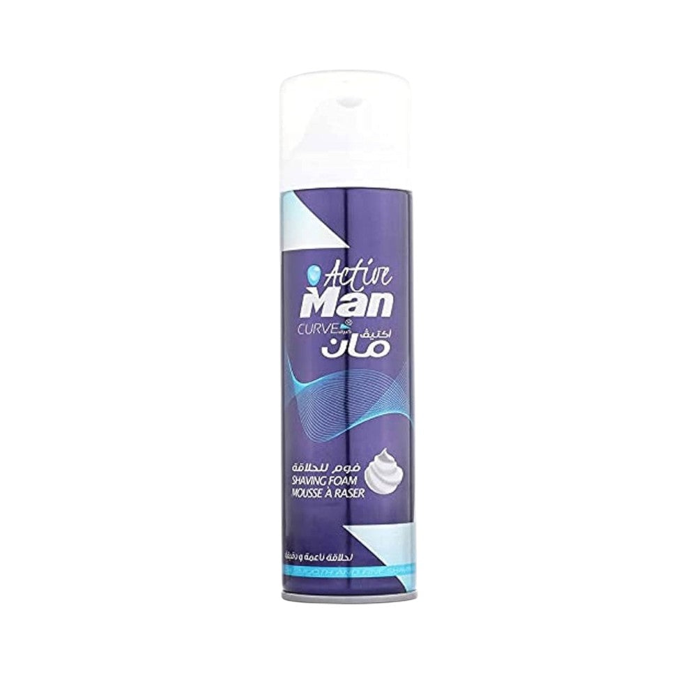 Active Man Curve Shaving Foam 200ml – Smooth & Comfortable Shave