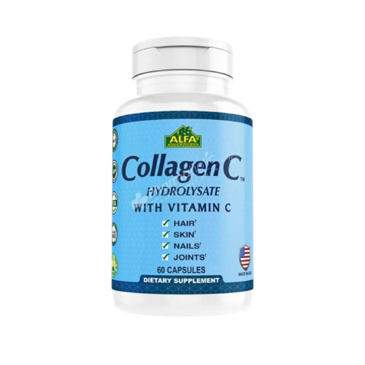 Alfa Collagen C Supplement 60 Capsules – Skin, Hair & Nail Revitalization