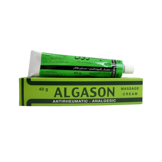 Algason Cream – Methyl Salicylate & Menthol | Topical Analgesic | Counterirritant