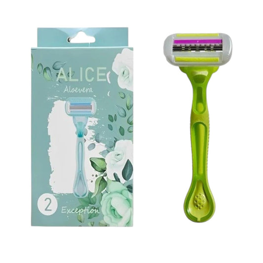 Alice Shaving Aloe Vera 2 Pcs – Women’s Razor Blades with Soothing Care