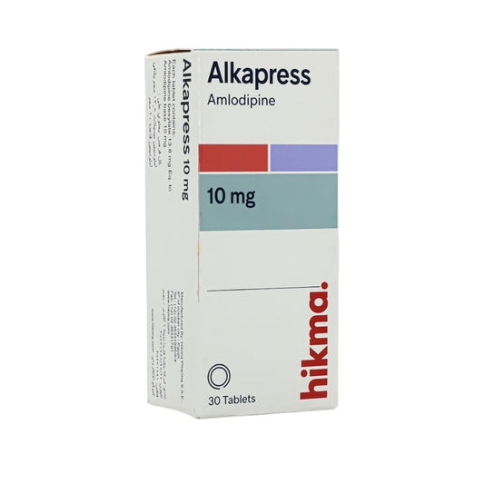 Alkapress 10mg 30 Tablets – Amlodipine | Antihypertensive | Calcium Channel Blocker