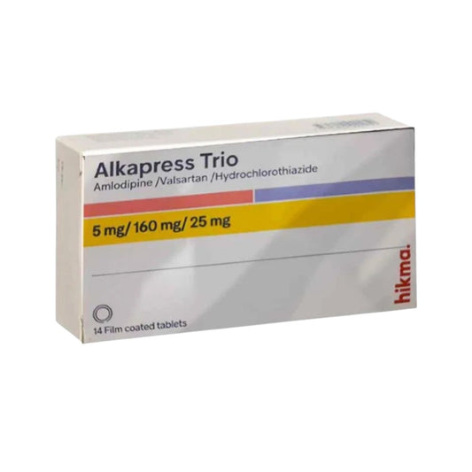 Alkapress Plus 5/160mg 14 Tablets – Antihypertensive