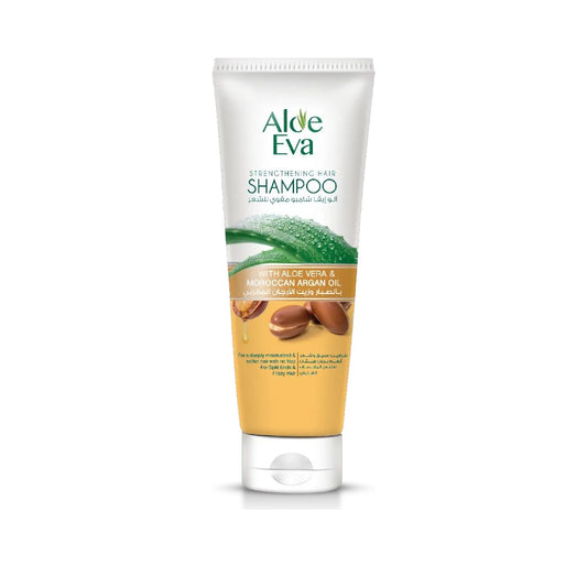 Aloe Eva Strengthening Hair Shampoo 230ml – Aloe Vera & Argan Oil for Strong, Shiny Hair (Best Seller)