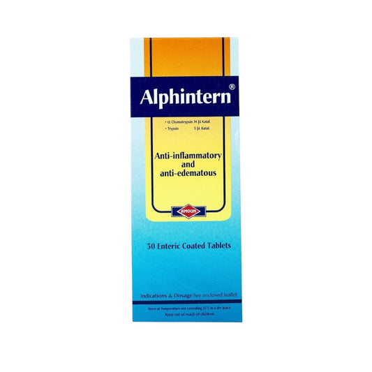 Alphintern 30 Enteric Coated Tablets – Anti-inflammatory & Anti-edematous