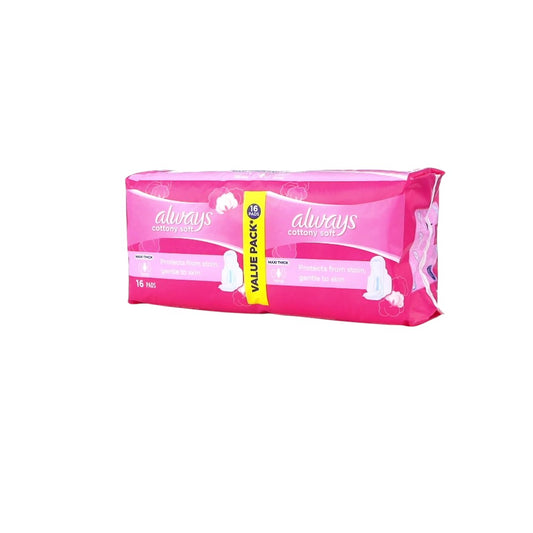 Always Maxi Long Cotton – 16 Pads