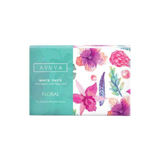 Avuva Floral White Paste – Natural Hair Removal Wax