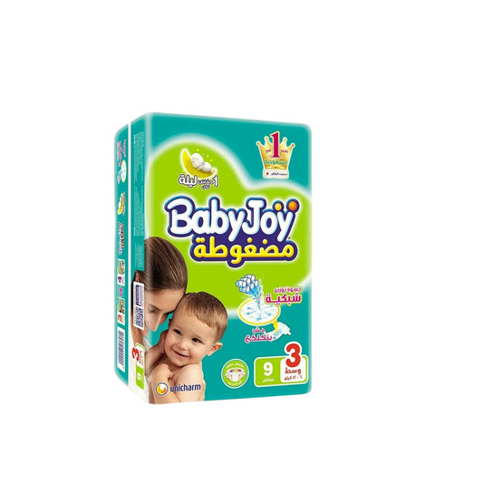 BABY JOY SIZE 3-9 DIAPERS