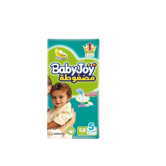 BABY JOY SIZE 5 -58 DIAPERS