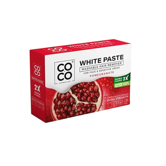 Coco Pomegranate White Paste Hair Removal 100g – Natural Wax for Smooth Skin