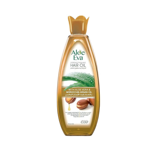 Eva Aloe Strengthening Hair Oil 255ml – Aloe Vera & Argan Oil for Strong, Shiny Hair