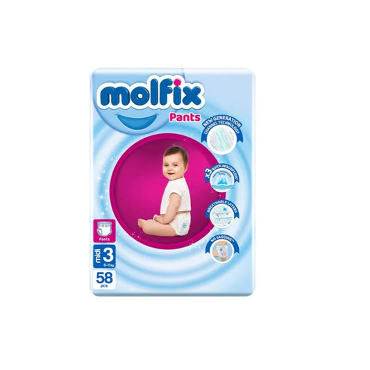 MOLFIX 3 PANTS 6-11 KG 58 PCS