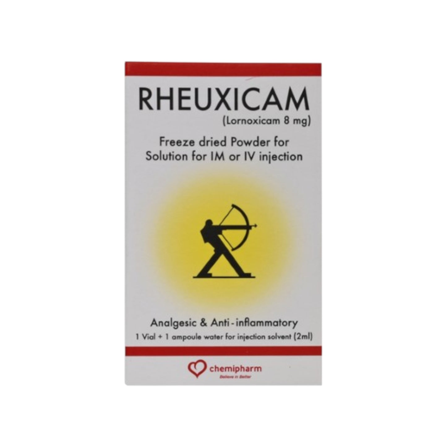 RHEUXICAM 8 MG FREEZE DRIED POWDER FOR SOLUTION