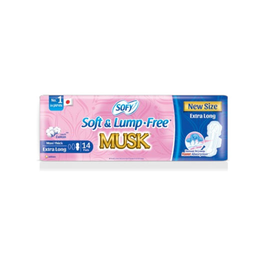 SOFY MAXI EXTRA LONG 14 PCS- MUSK