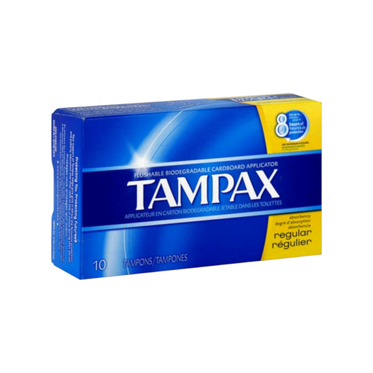 TAMPAX REGULAR 10 TAMPONS