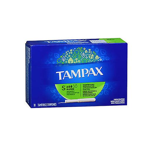 TAMPAX SUPER 10 TAMPONS