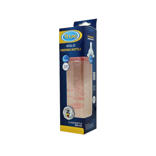 TRUE Glass Feeding Bottle – 240ml - 2019102