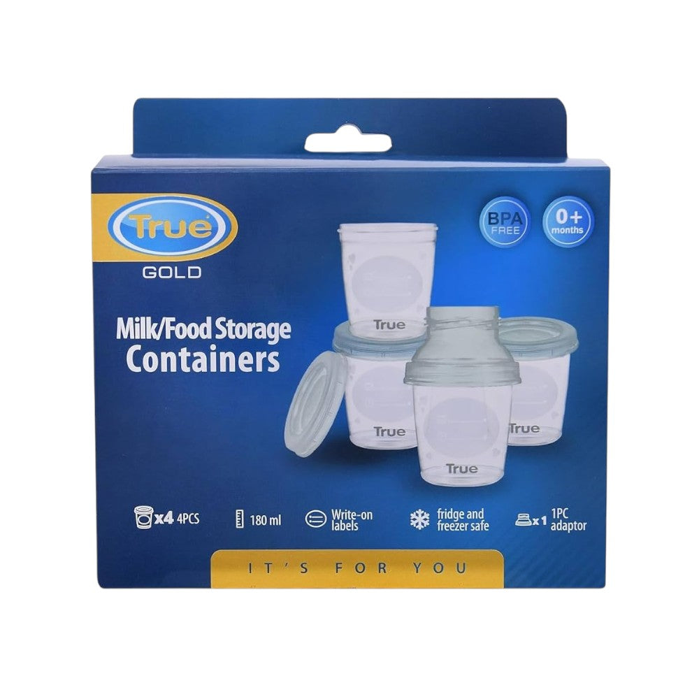 TRUE Milk & Food Storage Containers – 4 Pieces - 2024120