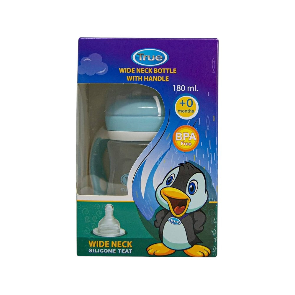 TRUE WIDE NECK BOTTILE WITH HAND 180ML-2022114