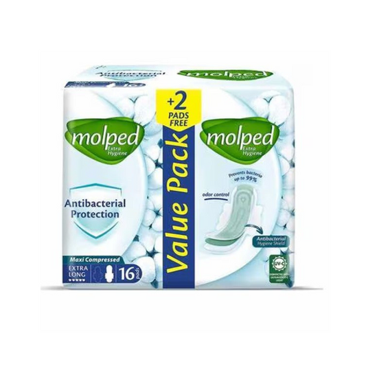 MOLPED MAXI - ANTI BACTERIAL -EXTRA  LONG 14 +2 PCS