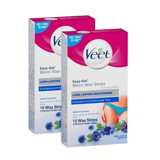 Veet Bikini Wax Strips – Buy 1 Get 1 Free (2 Packs)