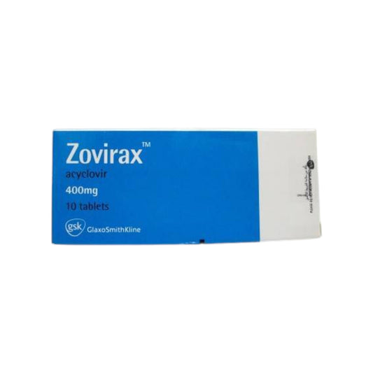 Zovirax 400 mg Tablets – علاج الهربس والفيروسات – صيدلية وايز حدائق أكتوبر – توصيل سريع