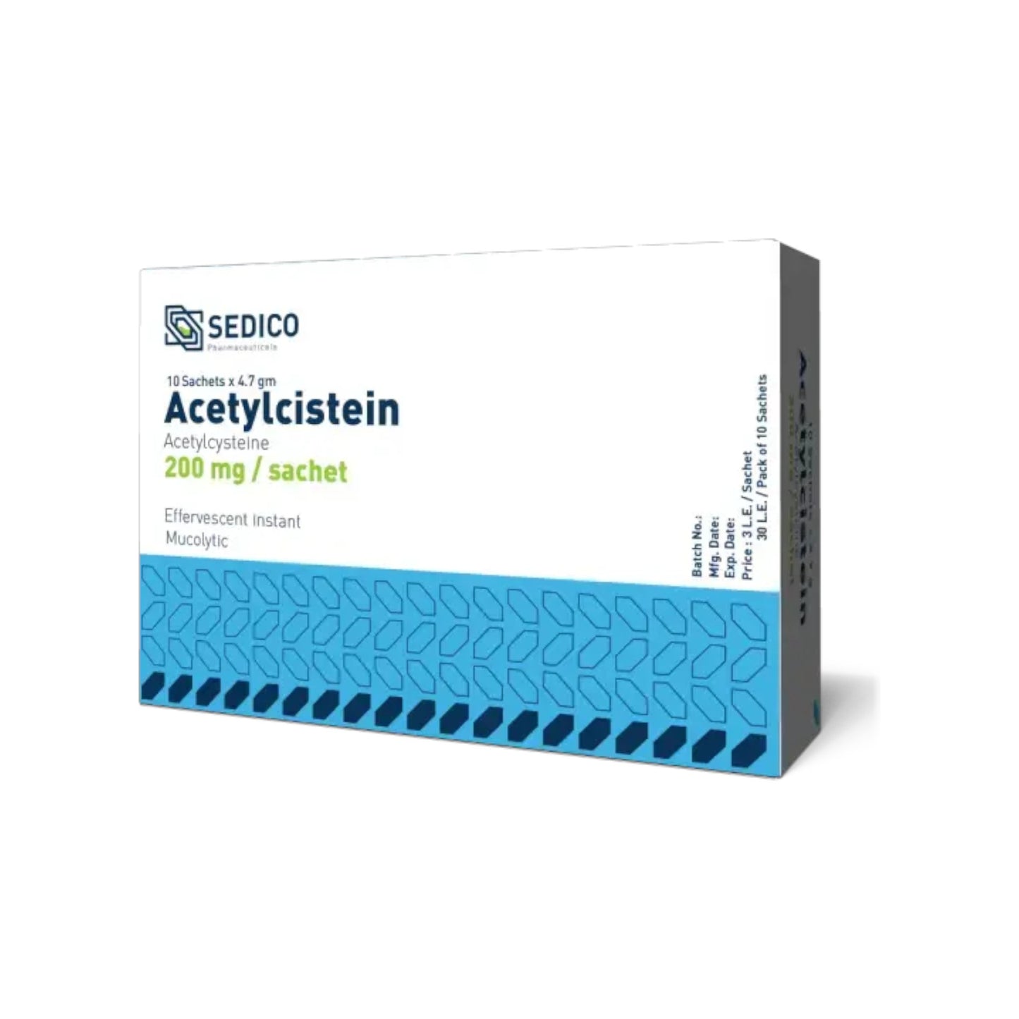 ACETYLCISTEIN 200MG 10 SACHETS