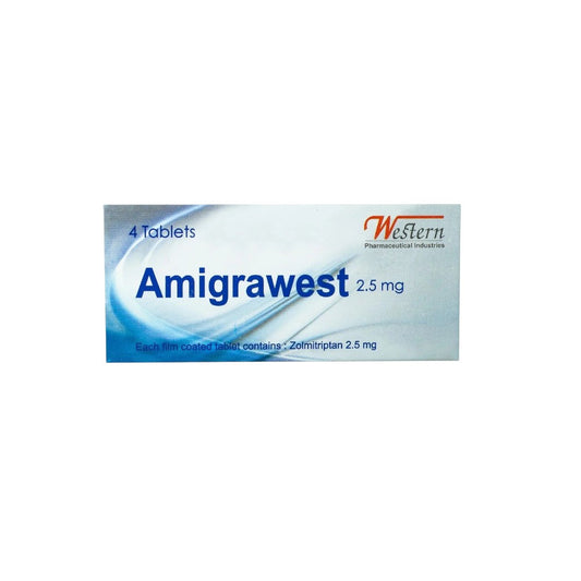 AMIGRAWEST 2.5 MG 4 TAB