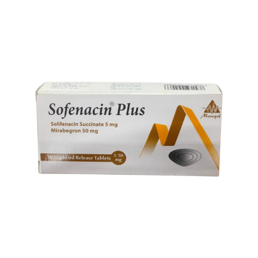 SOFENACIN PLUS 5/50 MG 30 TAB